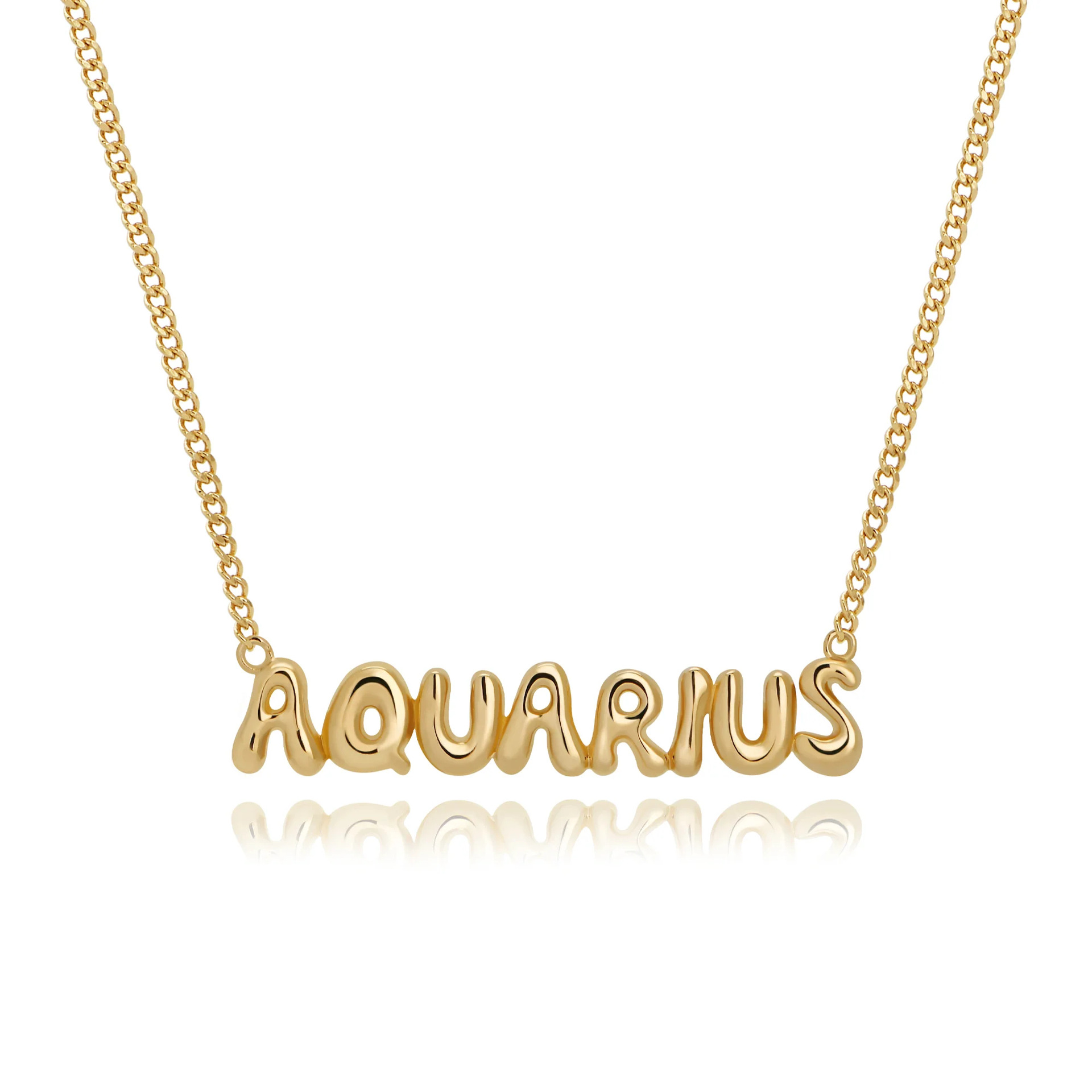 Collier du zodiaque bulle Verseau