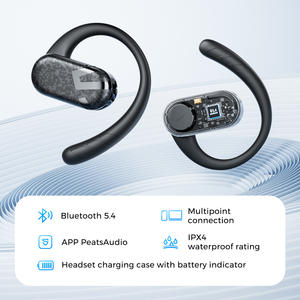 <span class=keywords><strong>SoundPEATS</strong></span> Breezy Auriculares de conducción de aire de oído abierto Bule Tooth Auriculares deportivos inalámbricos OWS Auriculares Bluetooth - Product Image 2