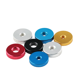 Dadi molettiati colorati in lega di alluminio anodizzato 6063 per l'industria mineraria, standard metrico nazionale - Product Image 6