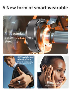 R5 스마트 링 티타늄 BT 스마트 링 남성 여성 커플 전화 피트니스 수면 건강 추적기 모니터 동기화 APP EcTri - Product Image 6