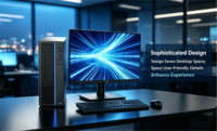 Terminal Kantor Perusahaan Hygon C86-3G Octa-Core 3.0GHz, RAM 16GB, SSD NVMe 512GB, GPU Diskrit 2GB, Mini Tower Kompak 15L
