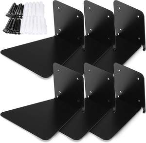 <span class=keywords><strong>Étagère</strong></span>s flottantes triangulaires invisibles, organisateurs de livres muraux - Product Image 4