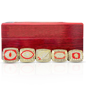 Anillo de Campeonato de los Washington Redskins de la <span class=keywords><strong>NFL</strong></span> de 1972-1991, Joyería Deportiva de Fútbol Americano, Regalo Conmemorativo, Venta al Por Mayor - Product Image 1