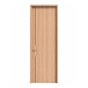 Porte en bois massif au design minimaliste, surface finie, ouverture manuelle - Product Image 2