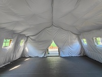 Tente militaire en PVC à 3 couches pour 20 à 40 personnes, idéale pour le Kazakhstan