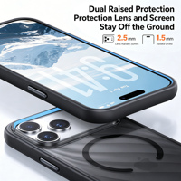 Étui de téléphone magnétique avec béquille cachée pour iPhone 18 Pro Max, texture vague d'eau, accessoires mobiles, coques 18 17 16 Pro