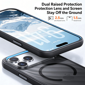 เคสโทรศัพท์แม่เหล็กพร้อมขาตั้งแบบซ่อน สำหรับ <span class=keywords><strong>iPhone</strong></span> 18 <span class=keywords><strong>Pro</strong></span> Max ลายคลื่นน้ำ อุปกรณ์เสริมมือถือ รุ่น 18 17 16 <span class=keywords><strong>Pro</strong></span> - Product Image 3