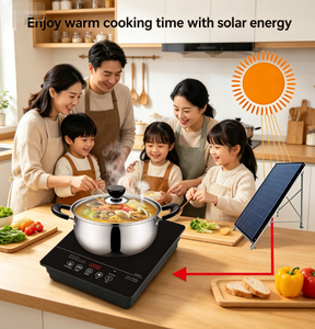 Placa de Inducción <span class=keywords><strong>Solar</strong></span> de 1500W, Cocina de 48V de Bajo Consumo para Áreas Aisladas, Remotas y con Poca Energía Eléctrica - Product Image 4