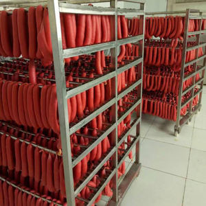 業務用 自動 ステンレス鋼製 ミートスモーカーガン ソーセージ・食品燻製用 小型 スモークハウスオーブン 薪焚き式 - Product Image 3