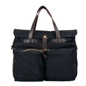 अवकाश व्यवसाय हैंडबैग पर्यटन कैनवास बैग ब्रीफकेस पोर्टेबल मैसेंजर बैग