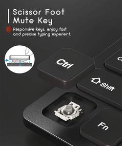 CE FCC ROHS Small Wireless <b>Keyboards</b> Teclado bluetooth - Product Image 4