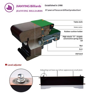 Mesa <span class=keywords><strong>de</strong></span> Billar Jianying Negra, Tamaño Estándar Americano, <span class=keywords><strong>8</strong></span> Bolas, Patas Plateadas, Modelo JY-208 - Product Image 4