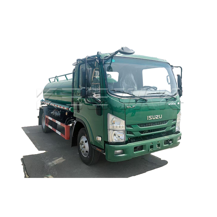 2025 новый грузовик для воды ISUZU 4x2 Настраиваемые цвета 7cbm автоцистерны 189hp из нержавеющей стали Заводская поставка для продажи