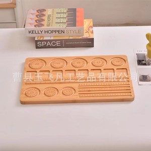 Solid Wood Jewelry Tray 43x28.5x1cm Bamboo Beading Board For <b>Necklace</b> Bracelet DIY Design Craft Organizing Storage - Product Image 2