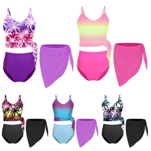 6-16 Filles Swim Suites Maillot de bain Bikini Ensemble Plage Maillot de bain Enfants Maillots de bain Vêtements de plage - Product Image 1