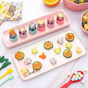 Ensemble de découpeurs et scelleurs de sandwichs en plastique pour les boîtes à lunch des enfants, fabrication de pain grillé DIY, outils de cuisine - Product Image 3