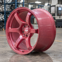 Jantes forgées RAYS 57DR Sakura Pink en alliage, 18 pouces, 5x100 5x114.3 pour Honda Civic, Toyota GT86, Subaru BRZ, Nissan Silvia 350Z