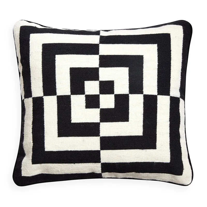 Fundas de almohada de diseño de lujo Op Art