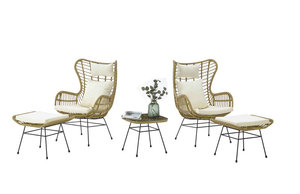 Fábrica <span class=keywords><strong>de</strong></span> muebles <span class=keywords><strong>de</strong></span> jardín al por mayor <span class=keywords><strong>venta</strong></span> caliente barato UV Pe ratán mimbre tumbona silla y mesa conjunto con taburete <span class=keywords><strong>de</strong></span> <span class=keywords><strong>pie</strong></span> - Product Image 2