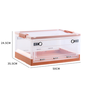 Thiết Kế Đầy Màu Sắc Rõ Ràng Nhựa Thực Phẩm Lưu Trữ Lớn Hộp Gấp Nắp Sortes Công Cụ Tote <span class=keywords><strong>Box</strong></span> <span class=keywords><strong>Container</strong></span> <span class=keywords><strong>Container</strong></span> Với Nắp Đậy - Product Image 4