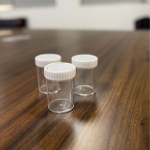 <b>Plastic</b> Sample Cup 40ml With Lid For Urine Sputum <b>Stool</b> Collection - Product Image 1