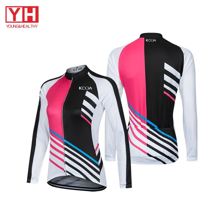 OEM Custom Mountain Bike Jersey Long Sleeve MTB Bike Shirt Rosd Women'sMountain Bike Clothing Women's Cycling Jersey