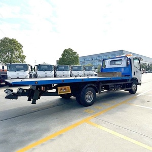 China Manufacturer ISUZU 4Tons Professional <b>Flatbed</b> Recovery Tow <b>Truck</b> for Sale - Product Image 4
