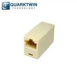 Alta qualidade rede RJ45 splicer 8P8C rede pass-through extensão dual-pair conector conector de cabo de rede