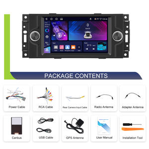 Autoradio Android Hikity 4+64G 6,2 pouces pour <span class=keywords><strong>Chrysler</strong></span> Dodge Jeep avec CarPlay/Android Auto sans fil, WiFi/GPS, vente en gros OEM - Product Image 6