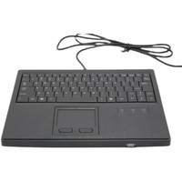 Trackball Touchpad Kontrol Industri Baru Tertanam All-in-One Ukuran Penuh Keyboard Plastik 3-Tombol Mouse Antarmuka USB/PS/2 untuk