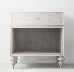 Ensemble de meubles de chambre à coucher en chêne massif de luxe moderne européen, lit mural pleine taille, confortable, fabrication professionnelle, meubles personnalisables - Product Image 4