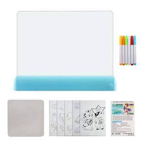 BESTLINE 2025 lumière LED Pad peinture jouets <span class=keywords><strong>tablette</strong></span> magique 3D planche à <span class=keywords><strong>dessin</strong></span> numérique blocs-notes copie chevalet conseil ensemble - Product Image 6