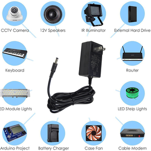 Chúng Tôi Du Lịch Tường cắm 12V 2A 2000mA AC <span class=keywords><strong>adapter</strong></span> để <span class=keywords><strong>DC</strong></span> cung cấp điện sạc - Product Image 3