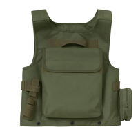 Gilet tactique classique en nylon, imperméable, à libération rapide et respirant, unisexe, porte-plaques lesté, pochette pour flic