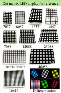 Colore rosso 5x7 matrice <span class=keywords><strong>Led</strong></span> 3mm modulo rotondo matrice <span class=keywords><strong>Led</strong></span> per HOUKEM-11057-ASR ascensore - Product Image 4