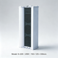 Haut-parleur colonne mural PA 20W 30W 40W 60W pour hôtels, centres commerciaux et systèmes audio professionnels