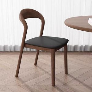 Solid wood dining <b>chairs</b> - modern and simple, suitable for home dining, <b>study</b>, meeting, and salon use, as well as waiting areas. - Product Image 3
