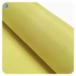 High Temperature Resistance yellow Aramid Fiber Cloth 1000d 180gsm for Fire Proof Products and Industrial Use