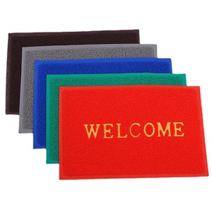 Alfombrilla de PVC con logotipo impreso, alfombrilla de bienvenida para puerta, <span class=keywords><strong>felpudo</strong></span> para el hogar - Product Image 1