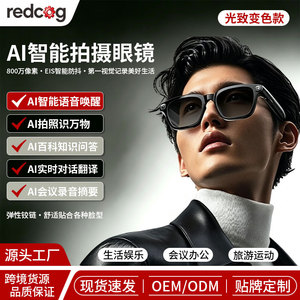<b>Smart</b> Glasses M08 Photochromic Lenses Bluetooth AI Recognition Real Time Translation Speech Image Recognition 8MP <b>Camera</b> Music - Product Image 5