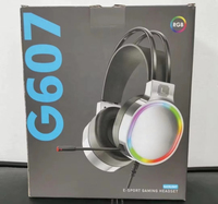Casque et écouteurs de jeu Esports à réduction de bruit 7.1 stéréo 3,5 mm avec câble de 1200 30 mm certifié CE/FCC en matériau ABS PP