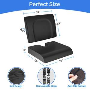 ชุดเบาะนั่งเจลเจลกันแผลกดทับสำหรับเก้าอี้รถเข็นอุปกรณ์เสริมเบาะนั่งก้นกบ - Product Image 6