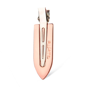 Wanmei Seamless Hair <b>Clip</b> Leaf Shape Metal Electroplated Rose Gold Daily Use Side Bangs <b>Clip</b> High Quality - Product Image 2