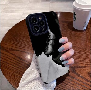 Wave White Black foto Printing TPU pelle artificiale <span class=keywords><strong>Cover</strong></span> per <span class=keywords><strong>Iphone</strong></span> X Xr Xs <span class=keywords><strong>11</strong></span> 12 13 14 15 16 17 Pro Max - Product Image 5