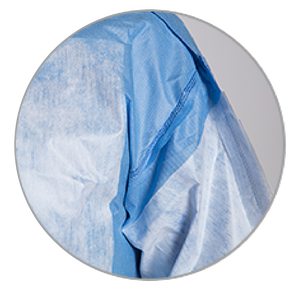 Camice Chirurgico Sterile Monouso per Medici Ospedalieri, 45 g/m² SMS Non Tessuto Rinforzato, Livello AAMI 4 - Product Image 5