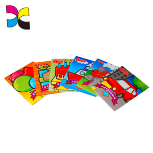 Livre brodé à cheval personnalisé pour enfants sur le thème des voitures, impression offset de haute qualité, <span class=keywords><strong>livret</strong></span> direct usine pour enfants - Product Image 3