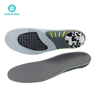 Love in soul Fabricant Semelle intérieure en PU Nouvelles semelles de chaussures Inserts Pieds plats Support de voûte plantaire pour semelles de fasciite plantaire pour chaussures