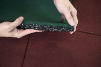 Tapis en caoutchouc durables pour l'extérieur, pour la maternelle, avec absorption des chocs, en matériau EPDM/SBR, tapis en caoutchouc pour l'extérieur