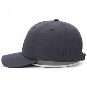 Fashion Type 6 Panel Unisex Unstructured Polyester Embroidered Adjustable Quick Dry Sports Baseball <b>Hat</b> - Product Image 3