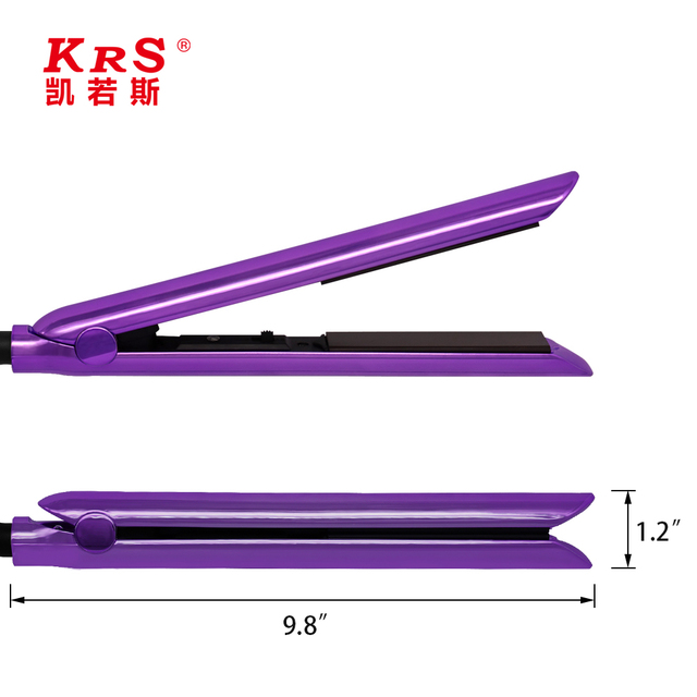 Custom Sticker Hot Sell Fashion Wireless Hair Straightener Multicolor Flat Iron 100% Hard Titanium Hair Straightener 25W